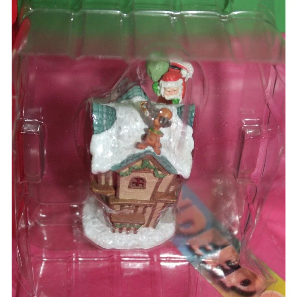 Carlton Heirloom Up On The Housetop 1993 Christmas Holiday Ornament 126061-8